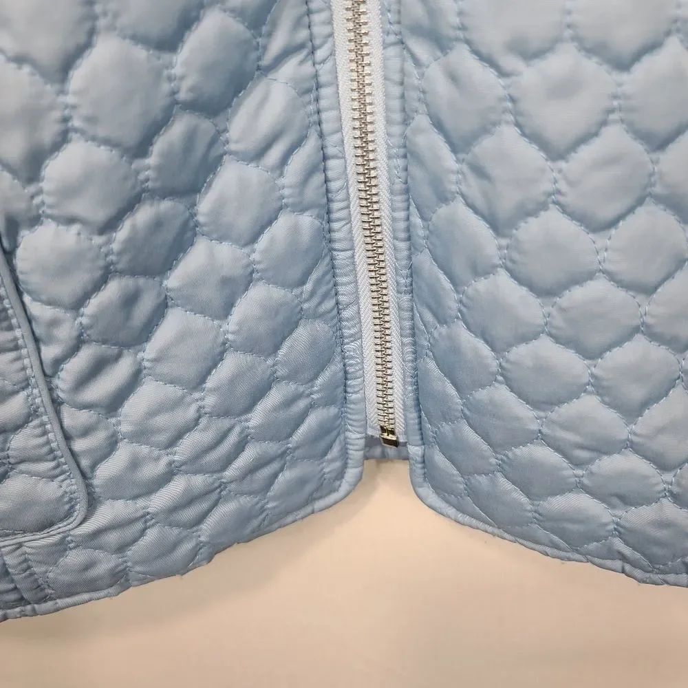 MARCELLE RENEE ACTIVE Baby Blue Puffer Jacket - Picture 9 of 10